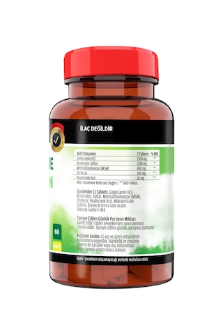 Glucosamine Chondroitin Msm 60 Tablet Nevfix Vitamin D3