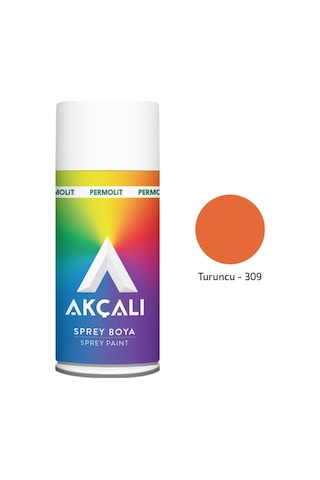 Akçalı Sprey Boya 309 Turuncu 400Ml