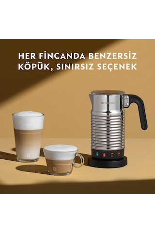 Nespresso Aeroccino 4 Kahve Süt Köpürtücü
