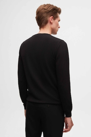 Twn Slim Fit Siyah Düz Örgü Kazak 5ec062256783m 001