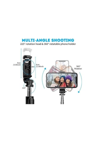 Bsf-02 Bluetooth Selfie Tripot