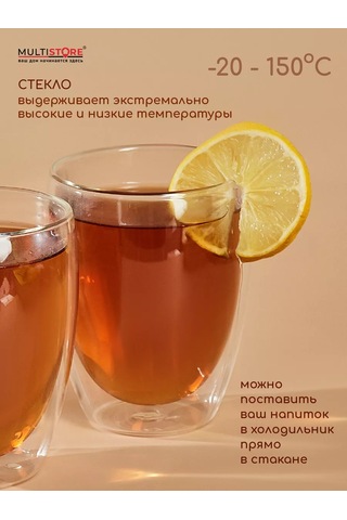 Multıstore Cam Bardaklar 350 Ml, Set İçeriği 2 Adet. 185450196 Beyaz