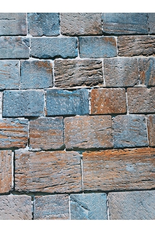 3 Boyutlu Silinebilir Taş Desenli Duvar Kağıdı 5 M² Diğer