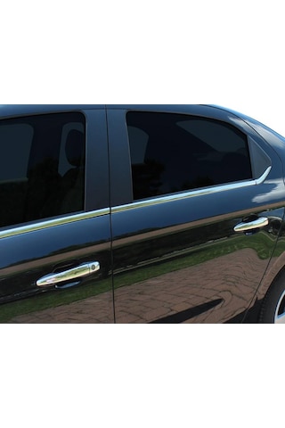 Citroen C-elysee Krom Cam Çıtası 6 Prç P.çelik 2012 Sonrası
