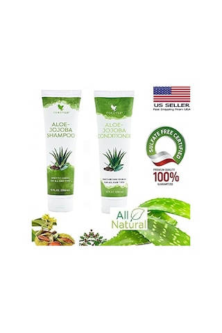 Forever Living Aloe Jojoba Şampuan 296 ML + Saç Kremi 296 ML