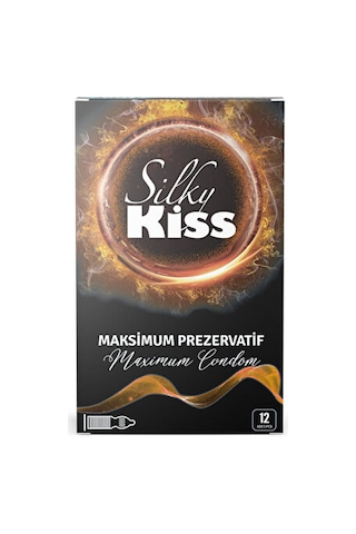 Silky Kiss Maximum 12 Adet Tırtıklı Prezervatif