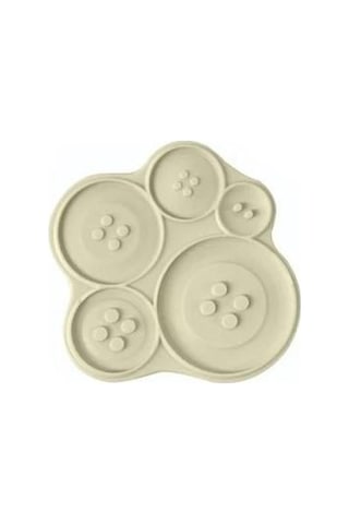 Şeker Hamuru Kalıbı Düğme 2 Li Beyaz