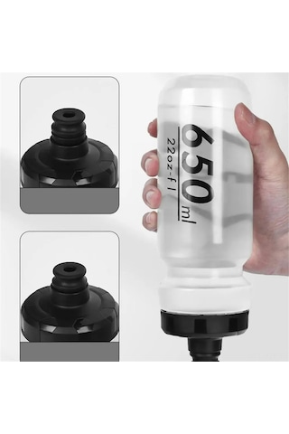 Youmex 710ml Siyah Bisiklet Su Bardağı, Spor Ve Outdoor Kullanıma Uygun, Toz Kapaklı, Yiyecek Dereceli Pp Plastik Malzemeyle Siyah