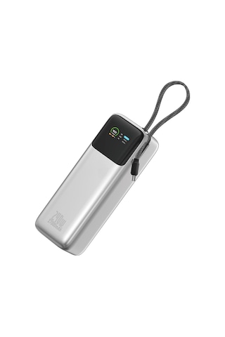 Wiwu Pm-201 Power Mega Serisi Type-c Çıkışlı Taşınabilir Powerbank Pd 240w 27000mah Gümüş