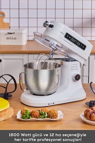 Karaca Pro Artisan Zaman Ayarlı 1600 W 5 L Mutfak Şefi
