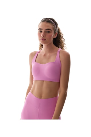 Penti Pembe Stretch360 Orta Destek Çapraz Sırt Detaylı Kaydırmaz Askılı Cross Back Spor Sütyeni Lila