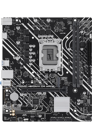 Asus Prıme H610m-k D4 Argb Intel 1700p Ddr4 3200