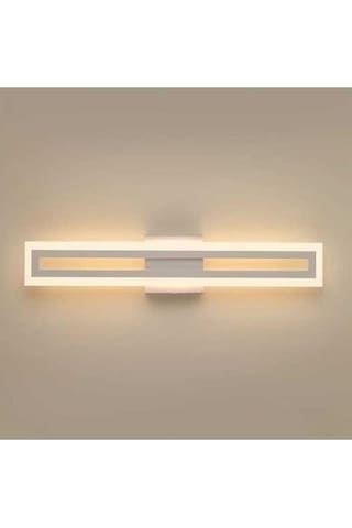 Fastbuy Beyaz 60.96 Cm 3000k Led Banyo Ayna Üstü Işıklık, Modern Vanity Aydınlatma Beyaz