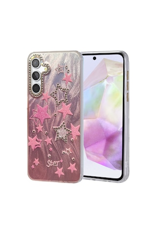 Samsung Galaxy Uyumlu A35 5g Kılıf Blade Aynalı Desenli Kapak - Desen 7