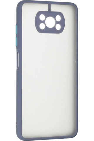Pocophone X3 Kılıf Montreal Silikon Kapak - Gri