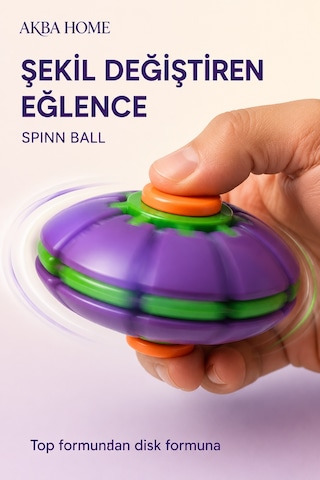 Dönen Top Stres Çarkı Sihirli Top Fidget Stres Oyuncağı