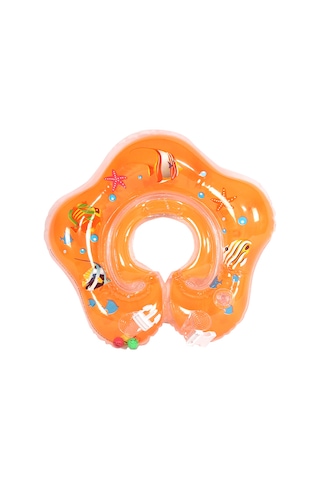 Buradanaldım Yıldız Model Bebek Boyun Simidi Turuncu