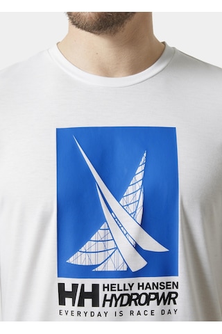 Helly Hansen Hp Race Graphic Erkek T-shirt-27974-beyaz Beyaz