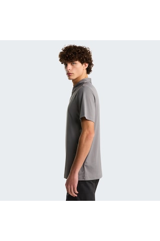 The North Face M Tanken Polo - Eu Erkek T-shirt-32908 Gri