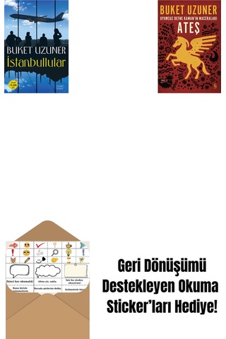 İstanbullular + Uyumsuz Defne Kaman'ın Maceraları - Ateş + Okuma Sticker'ları