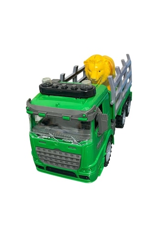 26 Cm Sesli Işıklı Sürtmeli Kamyon 0423