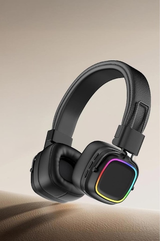 Başkenttekno HD-12 Bluetooth 5.3 Rgb Işıklı Kulak Üstü Kulaklık