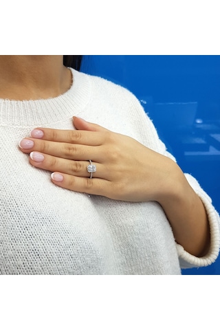 Lova 0,26 Karat Baget Pırlanta Yüzük - 1020321