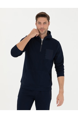 Pierre Cardin Erkek Lacivert Sweatshirt 50273423-vr033 Lacivert