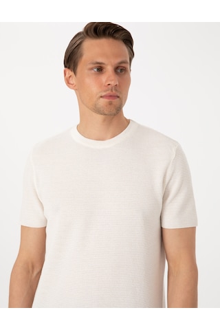Pierre Cardin Erkek Ekru Kazak /triko 50305973-vr019 Ekru