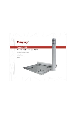Yakut İzolasyon Buhar Kesici Örtü Rubydry Crystal 130 Gr. 75 M2 Çatı Ve Cephe Örtüsü