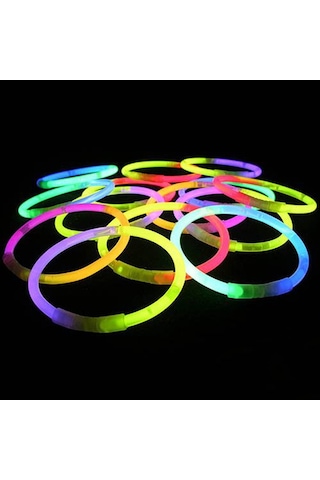 Glow Fosforlu Neon Bileklik 50 Adet 0 - 99