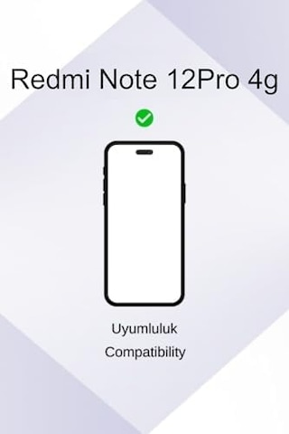 For Redmi Note 12pro 4g İle Uyumlu Darbe Emici Esnek Silikon Siyah Lansman Cep Telefonu Kılıf Redmi Note 12pro 4g