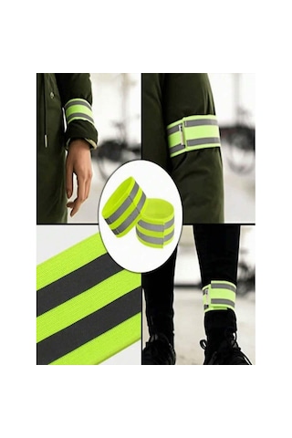 Reflektör Bant Kol Ve Ayak Bilekleri Trafik Güvenliği