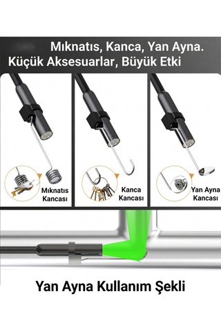 Profesyonel Endoskop Kamera Monitörlü El Tipi / 5 Metre