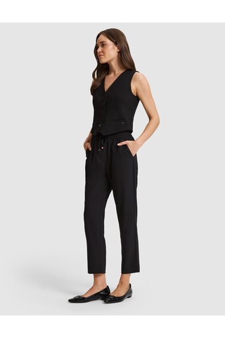 Pierre Cardin Siyah Carrot Fit Kanvas Pantolon 50332776-vr046