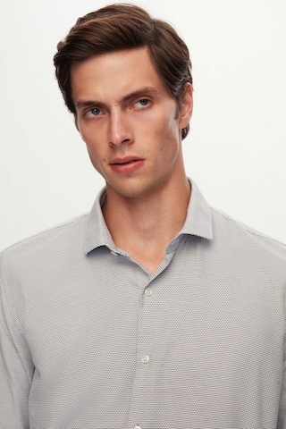 Twn Slim Fit Siyah Armürlü Gömlek 3ef0224552881 Siyah