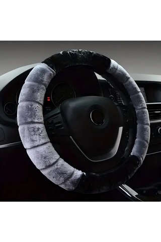 Liangmei Sevimli Karikatür Kulak Direksiyon Kapağı - Kadın Araba