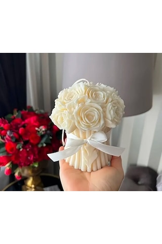Gül Kokulu Mum Bahar Kokusu
