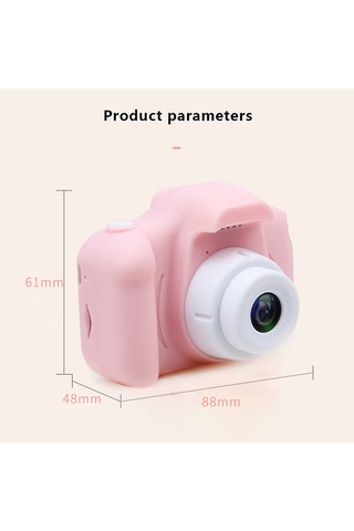 Maiyame 3-12 Yaş Çocuklar İçin 8mp 2" Ekranlı Selfie Kamera - Funny Kareler Ve Stickerlerle Fotoğraf/videografi, Usb Şarjlı Taşınabilir Hediyelik Oyuncak Açık Yeşil Yeşil