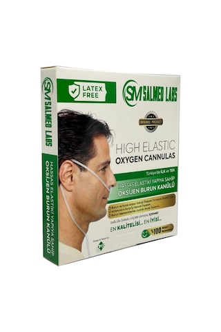 5 Metre Salmed Labs Silikonlu Nazal Oksijen Kanülü