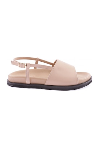 Dgn 3015-23y Kadin Kalin Bantli Sandalet 3015-2261-R12632 Ten Rengi