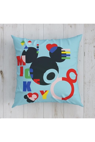 Taç Lisanslı Kırlent Mickey Funny 40x40