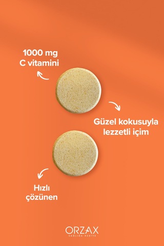 Efervit Vitamin C 1000 Mg 20 Efervesan Tablet 5 Adet