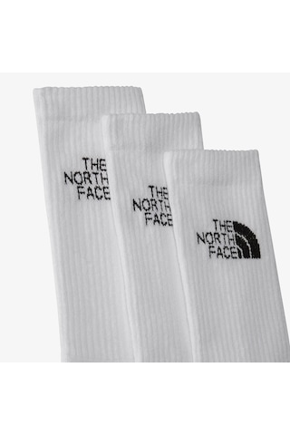 The North Face Multi Sport Cush Erkek Beyaz 3'lü Çorap Seti Düz Nf0a882hfn41 Beyaz