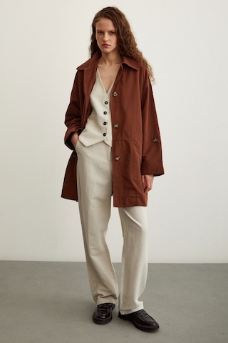 Never More Torba Cepli Trençkot Kahve