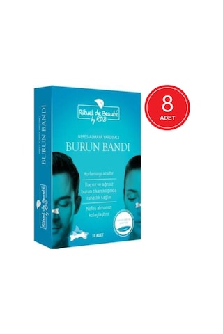 Rituel De Beaute Nefes Almaya Yardımcı Burun Bandı 10'lu x 8 Paket