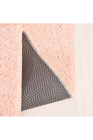 Mars-pembe-premium Kadifemsi Halı Oturma Odası-salon-mutfak-kaymaz Taban -yıkanabilir-modern