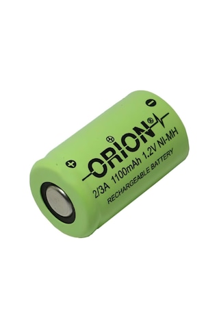 Orion 1100 mAh 1.2 V 2/3A Ni-MH Industrial Şarj Edilebilir Pil