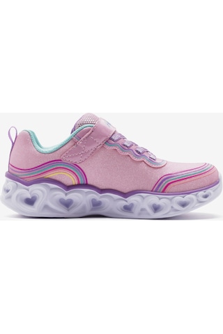 Skechers Heart Lights - Retro Hearts Büyük Kız Çocuk Pembe Işıklı Spor Ayakkabı 302689l Lpmt Pembe