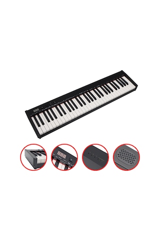 Jwin Jtk-6103b Tuş Hassasiyetli 61 Tuşlu Elektronik Org